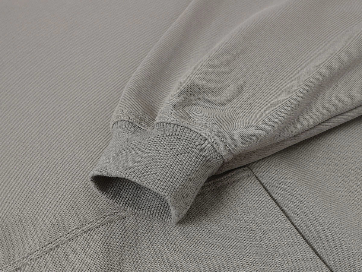 480 GSM TERRY LOOSE FIT 'SMOKE' HOODIE