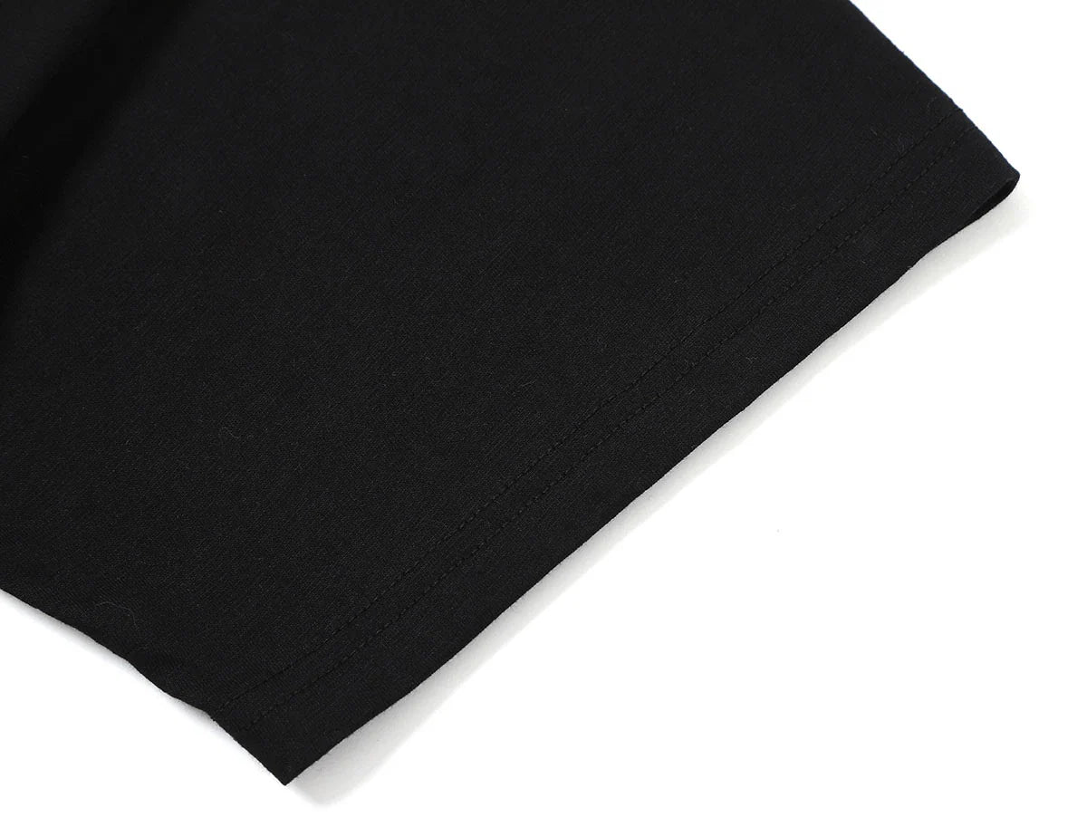 200 GSM RELAXED BOXY FIT 'BLACK' T-SHIRT