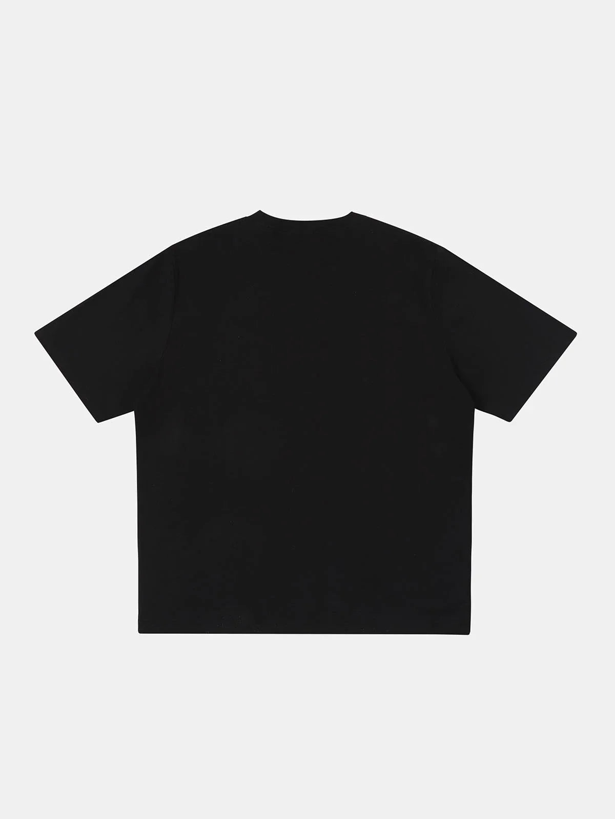 200 GSM REGULAR FIT 'BLACK' T-SHIRT