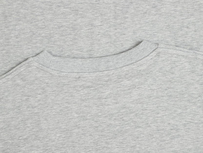 350 GSM NORMAL FIT 'FLOWER GRAY' T-SHIRT