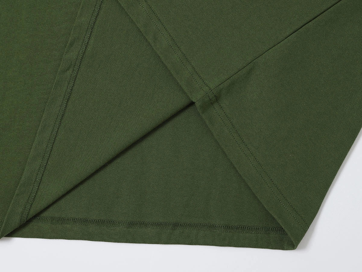250 GSM LOOSE FIT 'OLIVE' T-SHIRT