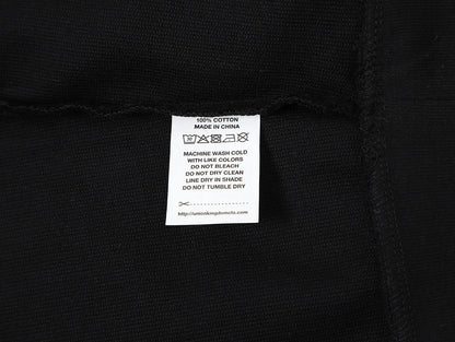 360 GSM 100% COTTON BOXY CROPPED FIT QUARTER-ZIP 'BLACK 'SWEATSHIRT