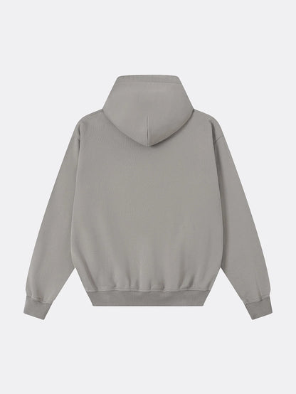 480 GSM TERRY LOOSE FIT 'SMOKE' HOODIE