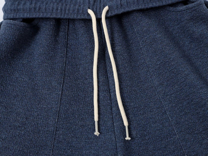 380 GSM COZY BAGGY BUBBLE 'DENIM BLUE' STRAIGHT PANTS