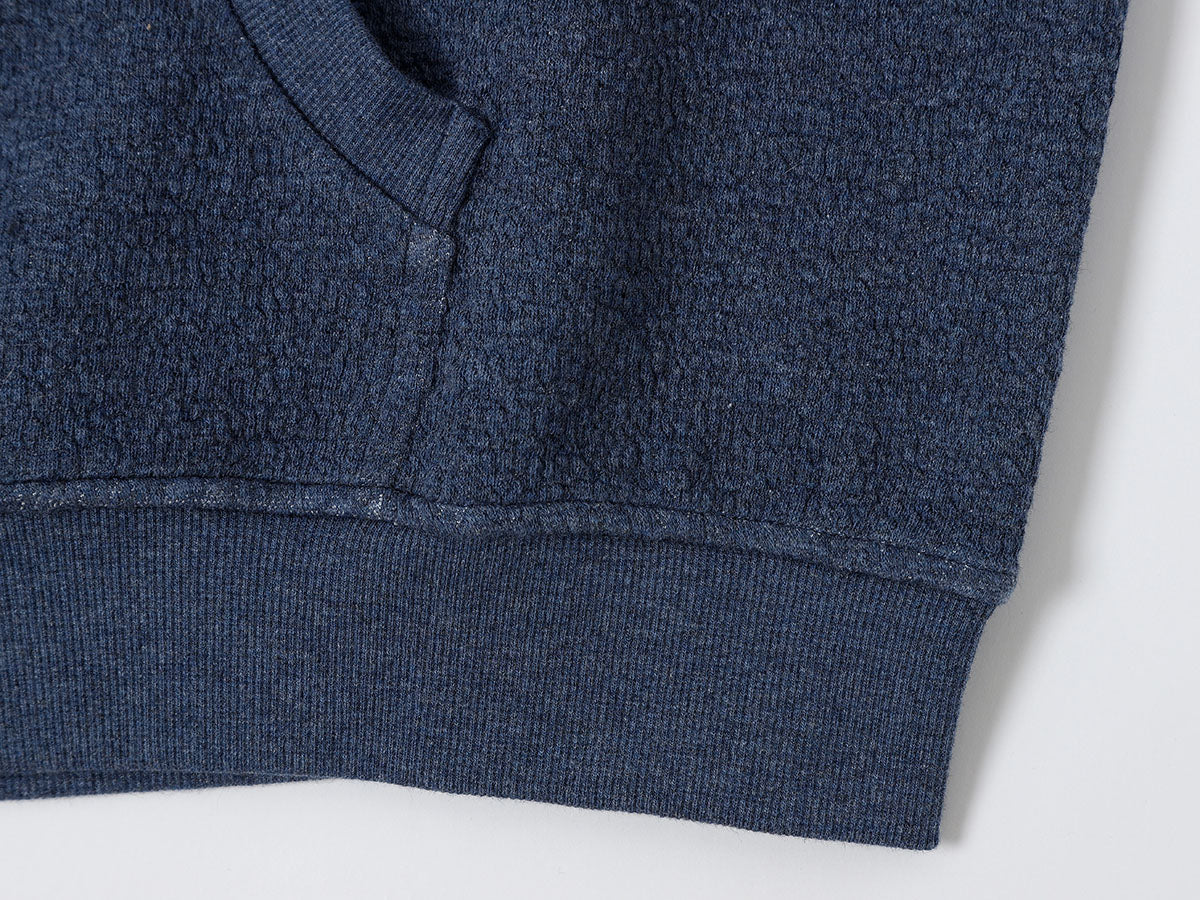 380 GSM BUBBLE CROPED 'DENIM BLUE' JACKET