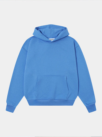 480 GSM TERRY LOOSE FIT 'BRIGHT BLUE' HOODIE