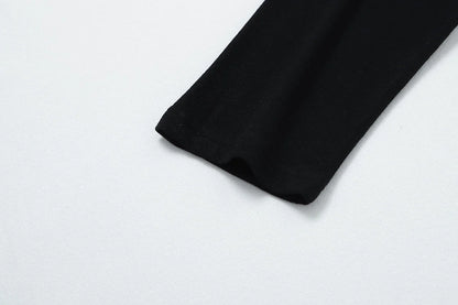 250 GSM TERRY TEXTURE RALAN SOFT 'BLACK' LONG SLEEVE