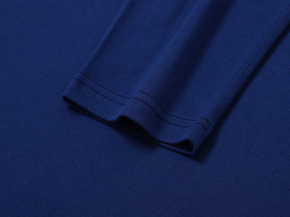 210 GSM ULTRA SOFT 'DEEP BLUE' LONG SLEEVE