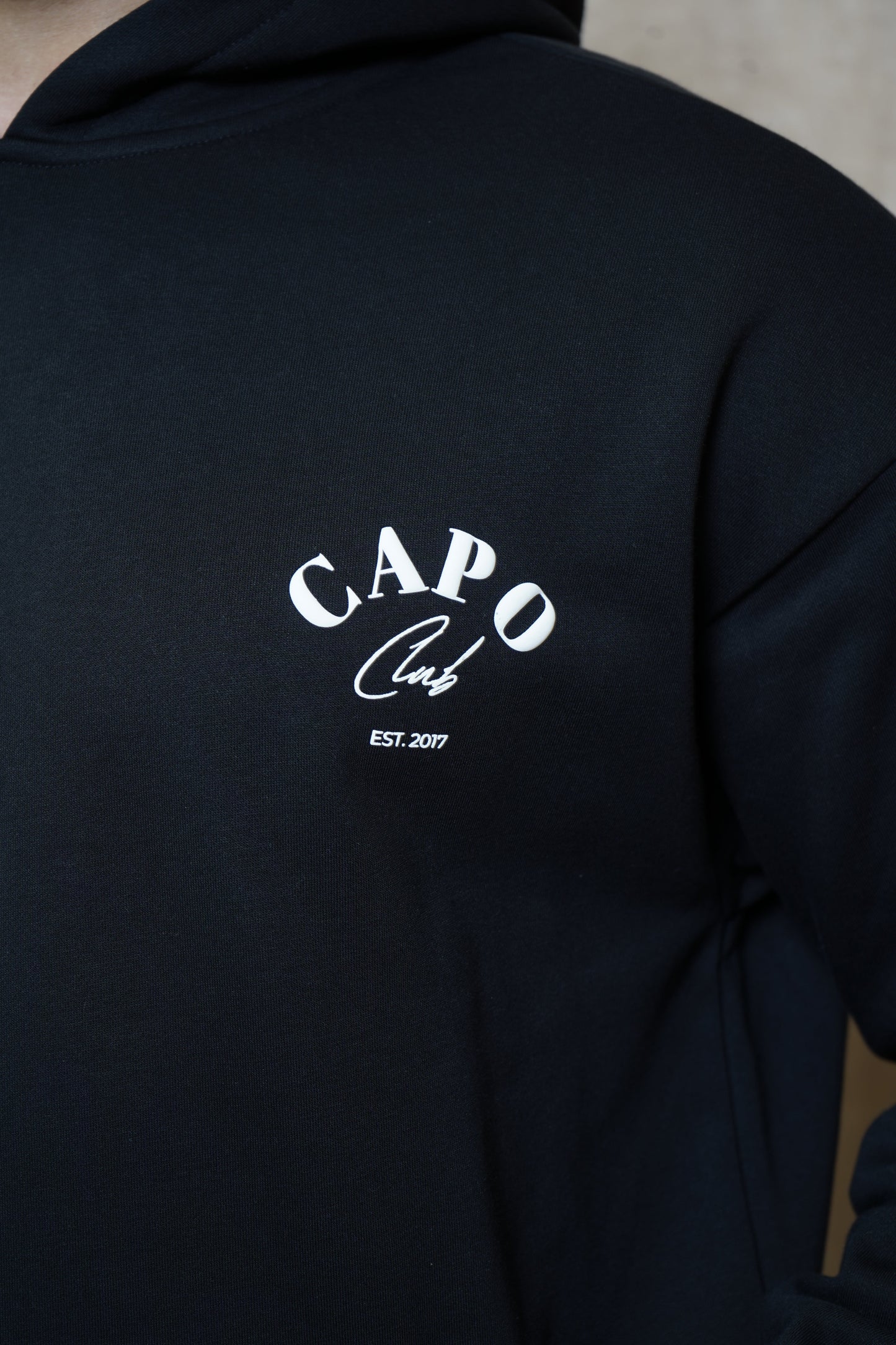 Capo Club Relaxed Hoodie - Black