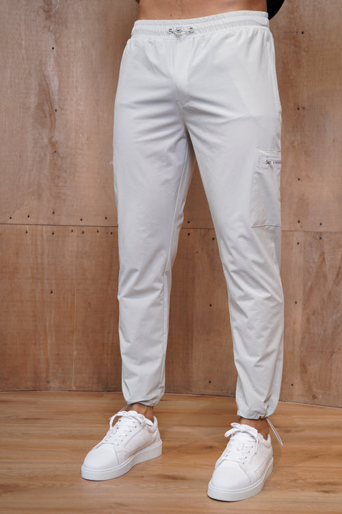 Capo Utility Tech Cargo Pant - Light Grey