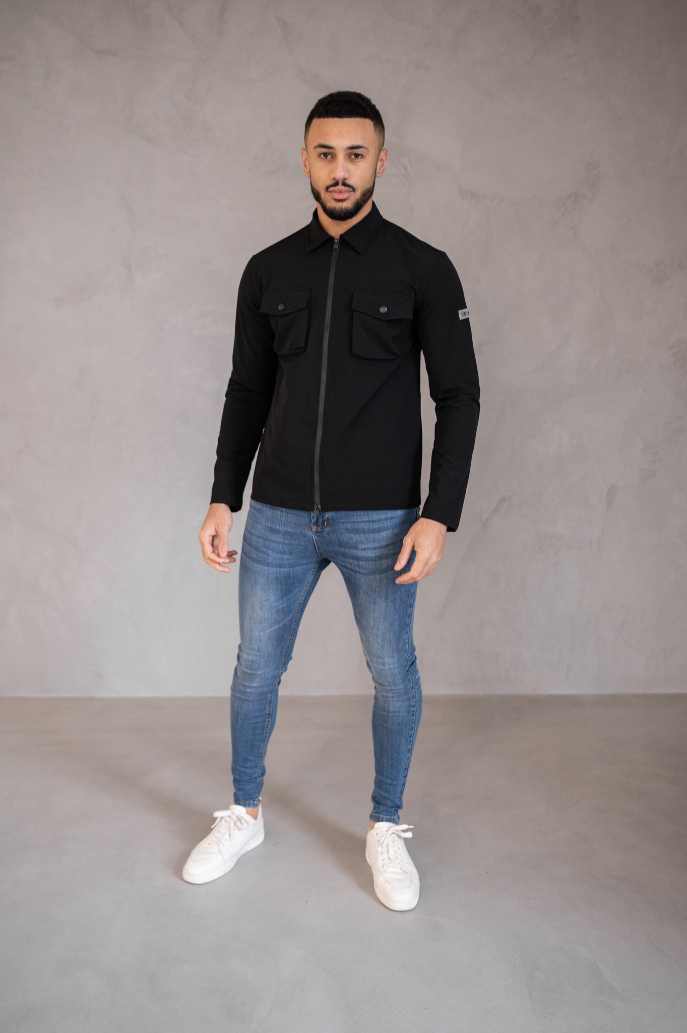 Capo BUTTON Jacket - Black