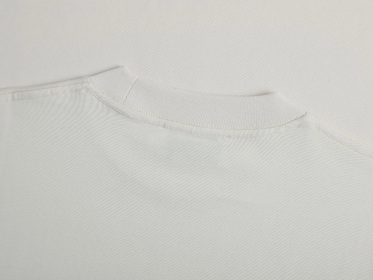 250 GSM LOOSE FIT 'SILVER WHITE' T-SHIRT