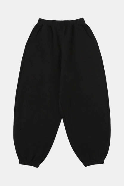 520 GSM COZY BAGGY 'BLACK' JOGGER