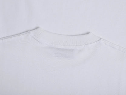 220 GSM LOOSE FIT 'WHITE' T-SHIRT