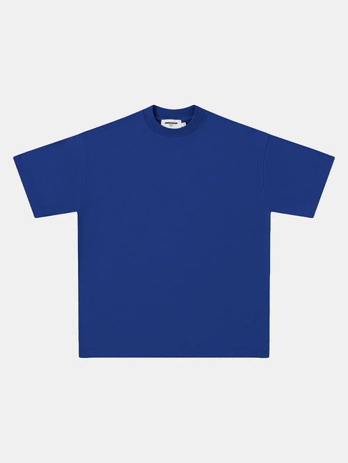 320 GSM LOOSE FIT 'CHEMICAL BLUE' T-SHIRT