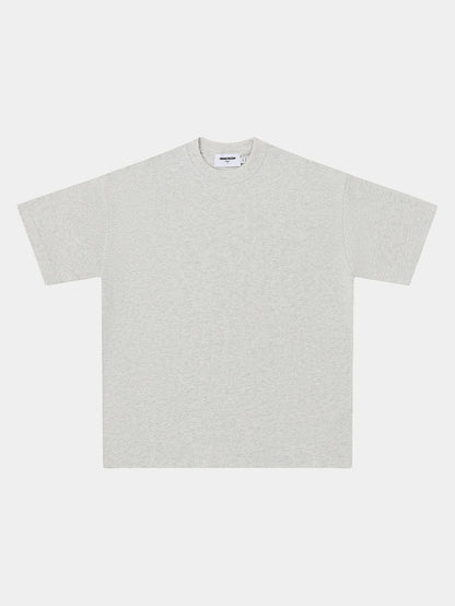 280 GSM LOOSE FIT 'LIGHT FLOWER GRAY' T-SHIRT