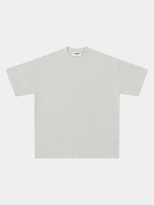 280 GSM LOOSE FIT 'LIGHT FLOWER GRAY' T-SHIRT