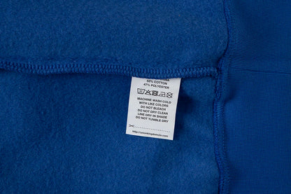 360 GSM CROPPED FIT 'CHEMICAL BLUE' HOODIE