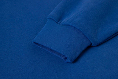 360 GSM CROPPED FIT 'CHEMICAL BLUE' HOODIE