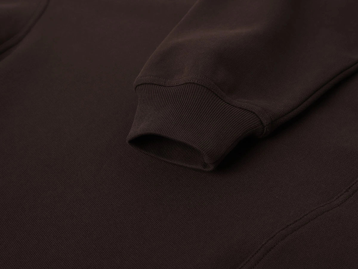 480 GSM TERRY LOOSE FIT 'COFFEE' HOODIE