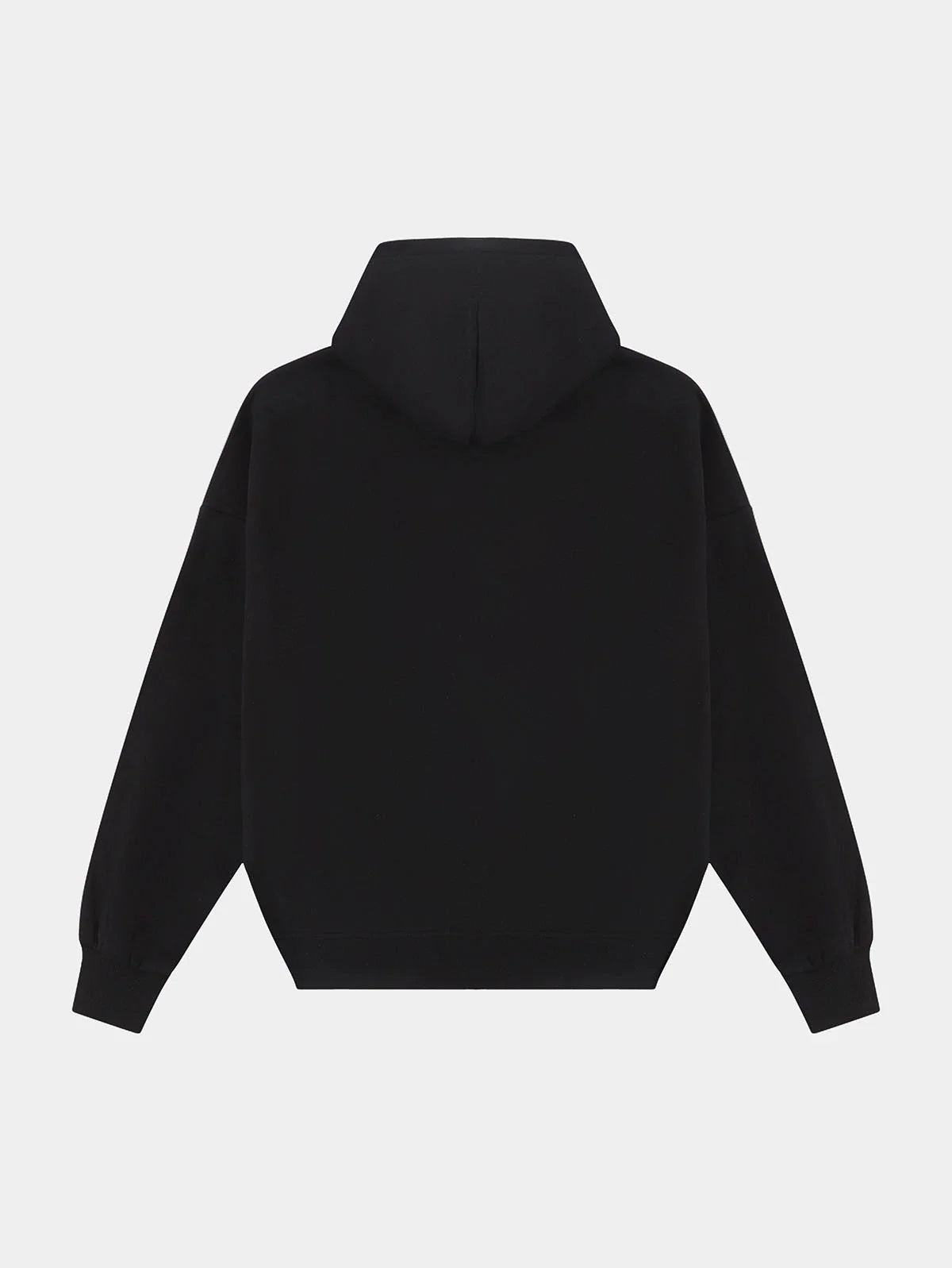 360 GSM CROPPED FIT 'BLACK' HOODIE