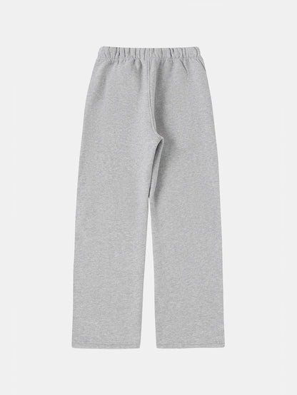 360 GSM NORMAL FIT STRAIGHT 'FLOWER' PANTS