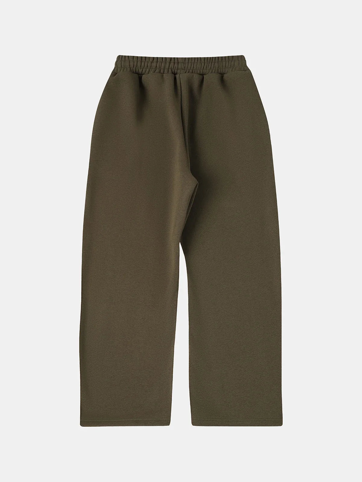 500 GSM LOOSE FIT WIDE LEG 'OLIVE' SWEATPANTS