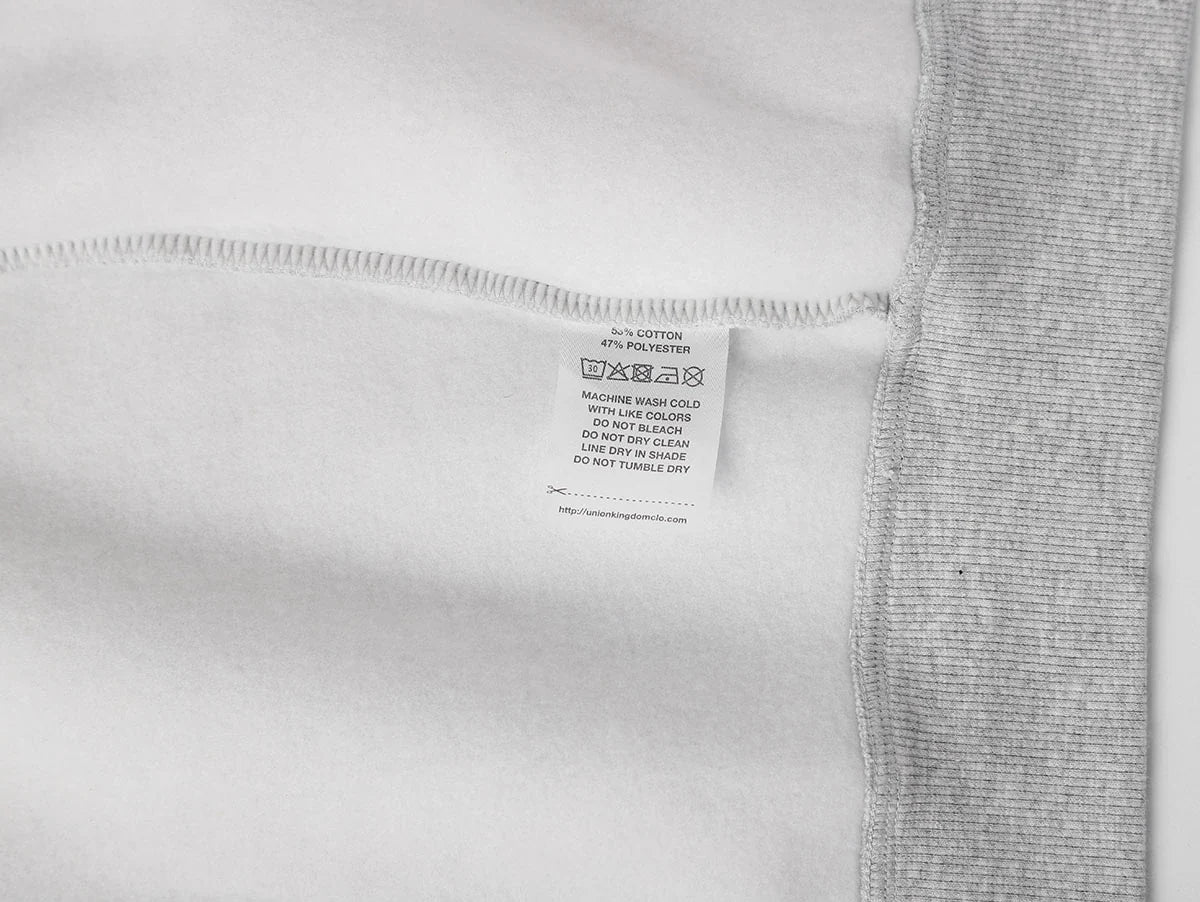 360 GSM CROPPED FIT 'FLOWER GRAY' ZIP-UP HOODIE