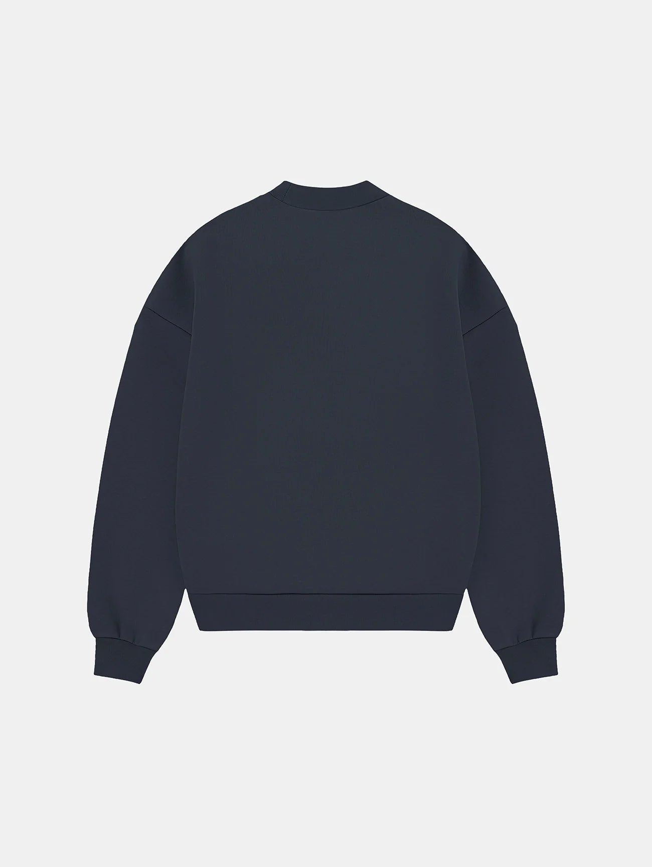 630 GSM BOXY CROPPED FIT 'STONE COAL' CREWNECK