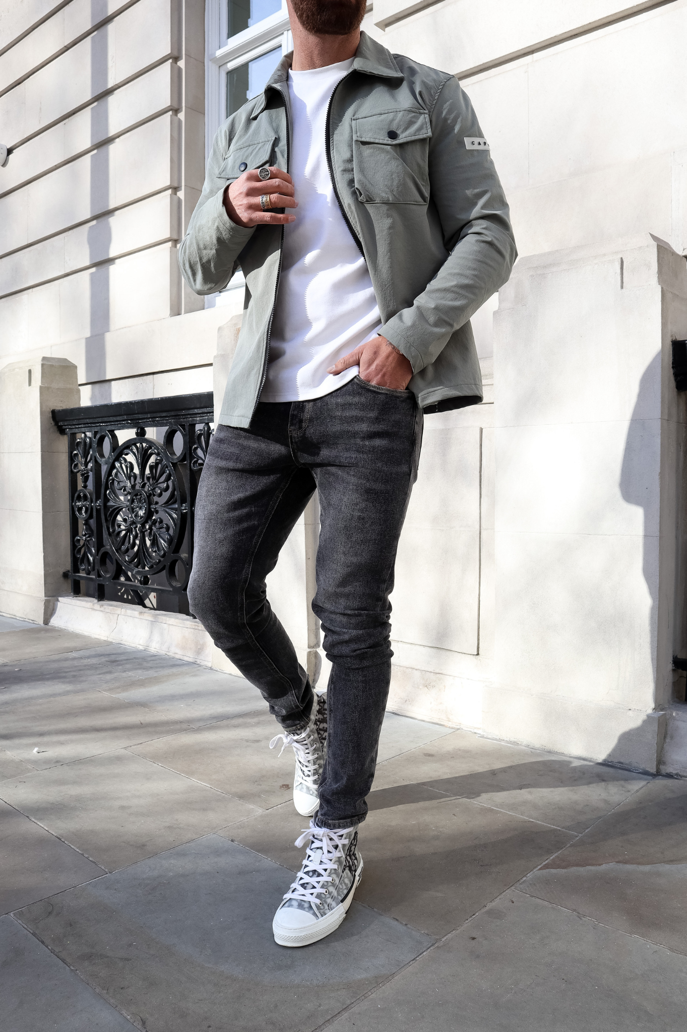 Capo BUTTON Jacket - Olive