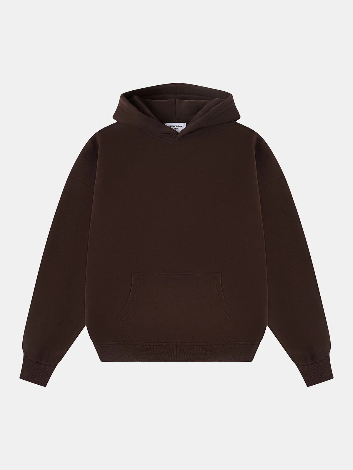 360 GSM CROPPED FIT 'BROWN' HOODIE