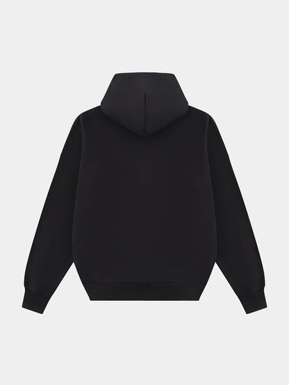 480 GSM TERRY LOOSE FIT 'BLACK' HOODIE