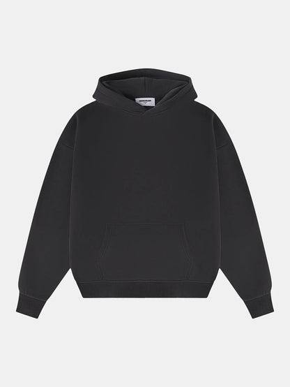 360 GSM CROPPED FIT 'DARK GRAY' HOODIE